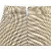 Sunny Fashion Girls Skirt Beige Pleated Bow Tie Back School Uniform Size 6-14(Khaki Pattern)