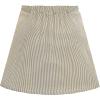 Sunny Fashion Girls Skirt Beige Pleated Bow Tie Back School Uniform Size 6-14(Khaki Pattern)