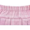 Sunny Fashion Girls Skirt Beige Pleated Bow Tie Back School Uniform Size 6-14(Pink Plaid)