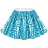 Sunny Fashion Girls Skirt Purple Mermaid Sparkly Sequin Tutu Party Ballet Dance(Blue)