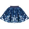 Sunny Fashion Girls Skirt Purple Mermaid Sparkly Sequin Tutu Party Ballet Dance(Blue Circle Sequin)