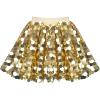 Sunny Fashion Girls Skirt Purple Mermaid Sparkly Sequin Tutu Party Ballet Dance(Gold)