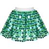 Sunny Fashion Girls Skirt Purple Mermaid Sparkly Sequin Tutu Party Ballet Dance(Green Sequin)