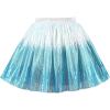 Sunny Fashion Girls Skirt Purple Mermaid Sparkly Sequin Tutu Party Ballet Dance(Sky Blue)