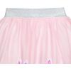 Sunny Fashion Girls Skirt Tutu Rainbow Multicolor Ballet Dancing Party Size 2-10(Light Pink)