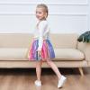 Sunny Fashion Girls Skirt Tutu Rainbow Multicolor Ballet Dancing Party Size 2-10(Multi-color)