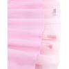 Sunny Fashion Girls Skirt Tutu Rainbow Multicolor Ballet Dancing Party Size 2-10(Pink Red Heart)