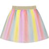 Sunny Fashion Girls Skirt Tutu Rainbow Multicolor Ballet Dancing Party Size 2-10(Rainbow)