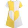 Sunny Fashion Girls Dress Color Contrast Heart A-line Size 5-12