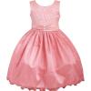 Sunny Fashion Girls Dress Coral Multi-Layers Diamond Pageant Wedding