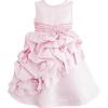 Sunny Fashion Girls Dress Pink Flower Trimmed Wedding
