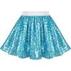 Sunny Fashion Girls Skirt Purple Mermaid Sparkly Sequin Tutu Party Ballet Dance(Blue)