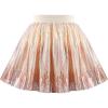 Sunny Fashion Girls Skirt Purple Mermaid Sparkly Sequin Tutu Party Ballet Dance(Gradient Gold)