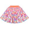 Sunny Fashion Girls Skirt Purple Mermaid Sparkly Sequin Tutu Party Ballet Dance(Orange)