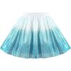 Sunny Fashion Girls Skirt Purple Mermaid Sparkly Sequin Tutu Party Ballet Dance(Sky Blue)