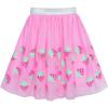 Sunny Fashion Girls Skirt Tutu Rainbow Multicolor Ballet Dancing Party Size 2-10(Pink and Purple)