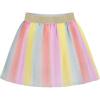 Sunny Fashion Girls Skirt Tutu Rainbow Multicolor Ballet Dancing Party Size 2-10(Rainbow)