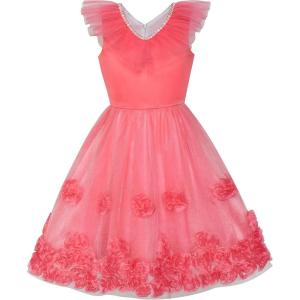 Sunny Fashion Flower Girls Dress Party Wedding Bridesmaid Dress