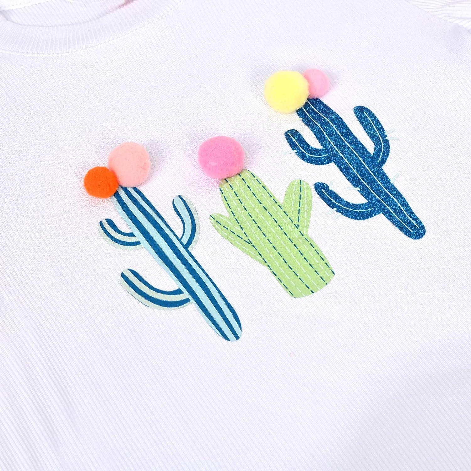 imageSunny Fashion Girls 2 Piece Set Skirt TShirt Crop RibKnit Plaid Casual SchoolWhite Beige