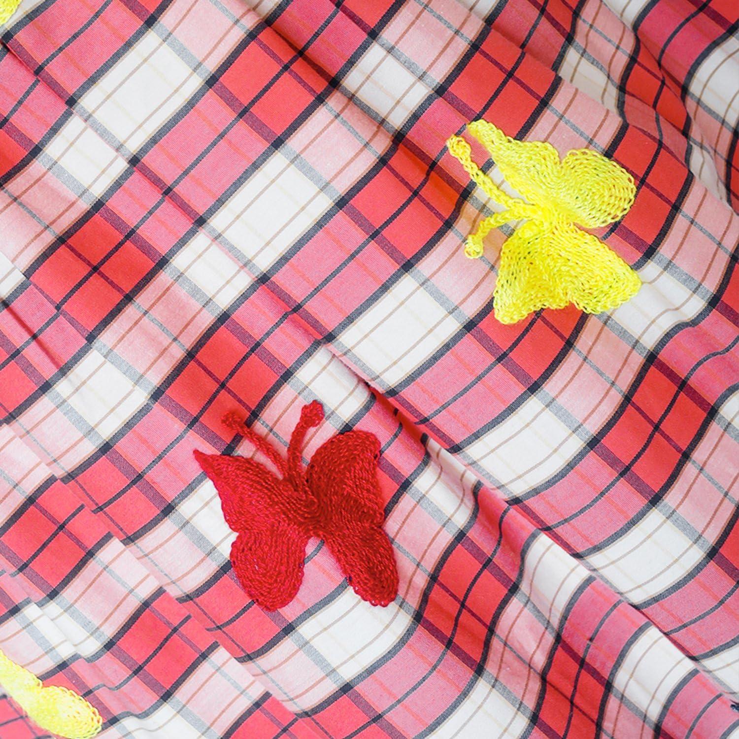 imageSunny Fashion Girls Dress Blue Flower Short Sleeve Party Birthday