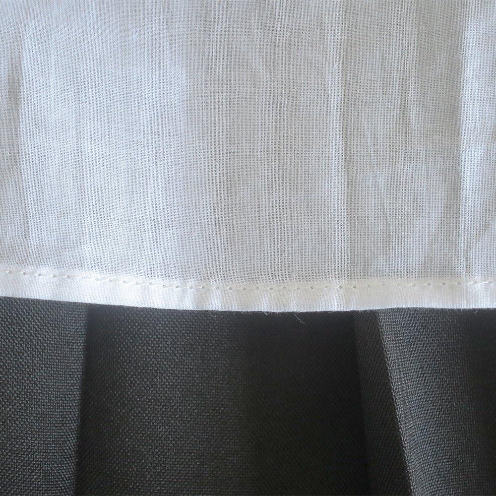 imageSunny Fashion Girls Dress Color Block Contrast Bow Tie Everyday Party Size 414Black