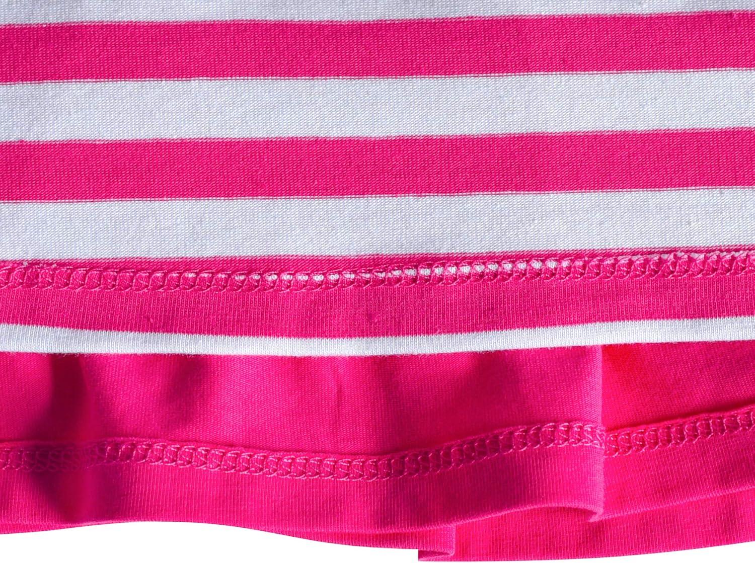 imageSunny Fashion Girls Dress Cotton Short Sleeve Casual Embroidered Bird Flower