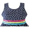 Girls Dress Blue Polka Dot Party Sundress
