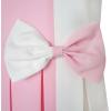 Sunny Fashion Girls Dress Color Block Contrast Bow Tie Everyday Party Size 4-14(Pink)