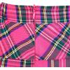 Sunny Fashion Girls Skirt Back School Uniform Red Tartan Skirt Size 4-14(Pink)