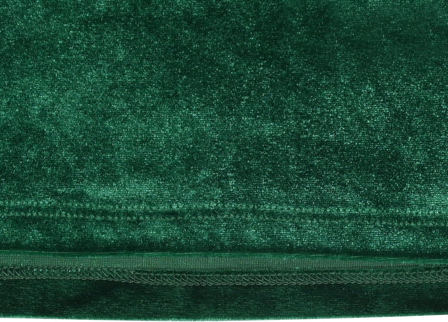 imageSunny Fashion Girls Dress Christmas Hat Red Velvet Long Sleeve Holiday Size 414Green Velvet