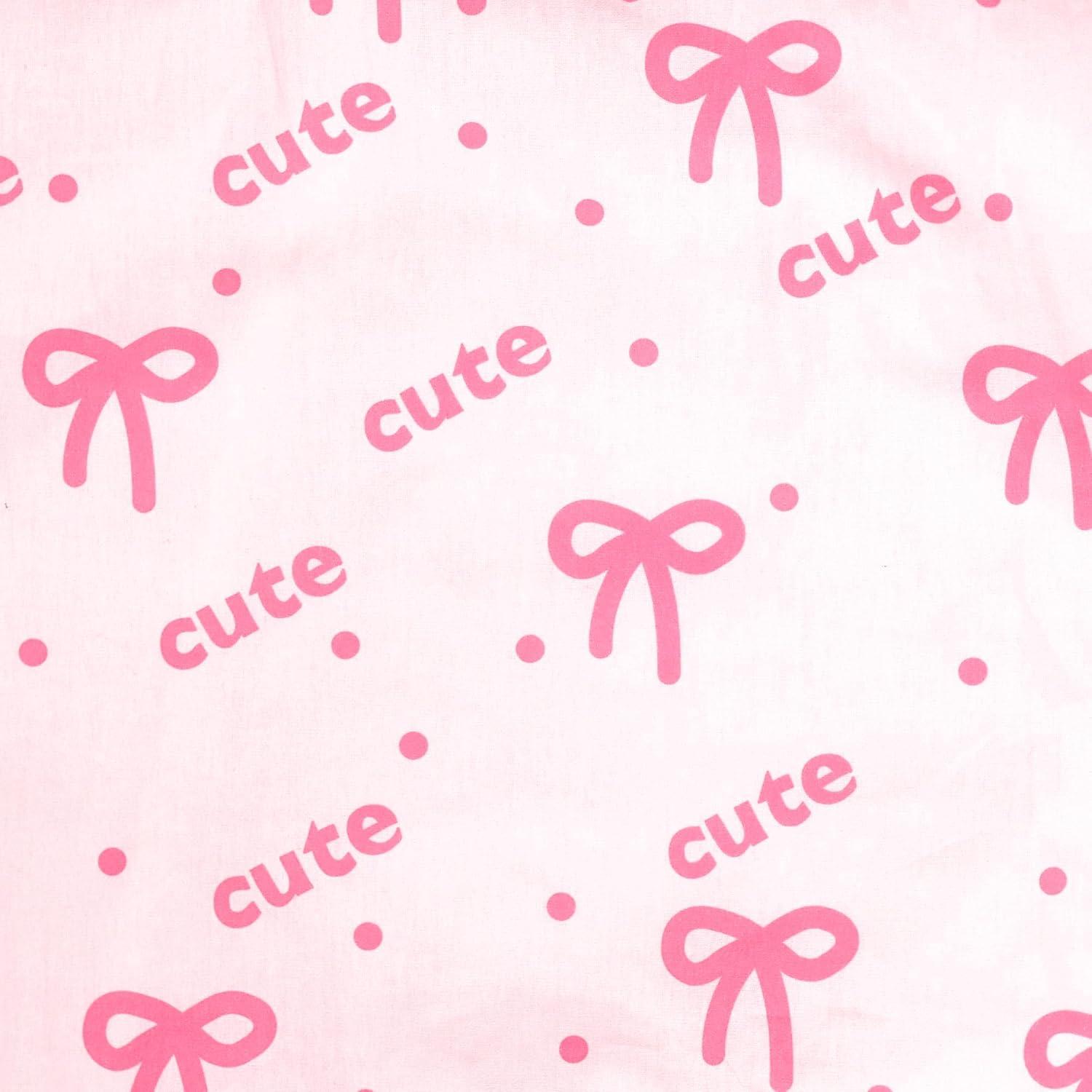 imageSunny Fashion Girls Dress Heart Print PinkLight Pink Heart