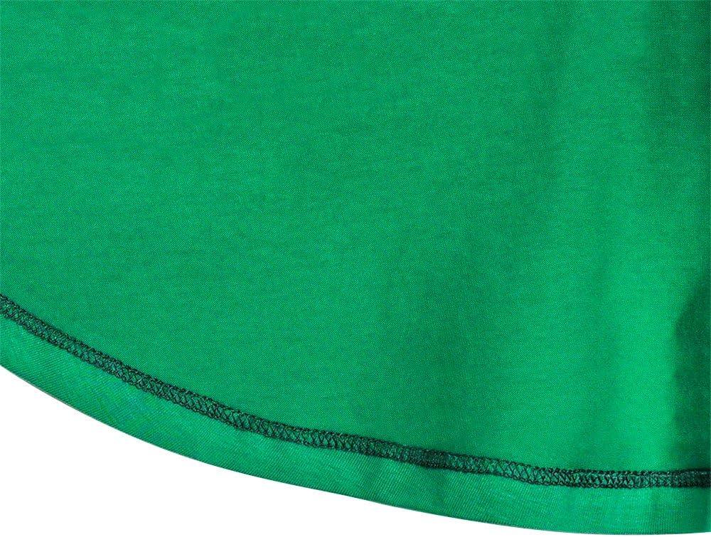 imageSunny Fashion Girls Dress Mermaid Princess Long Sleeve Pocket Casual CottonRed