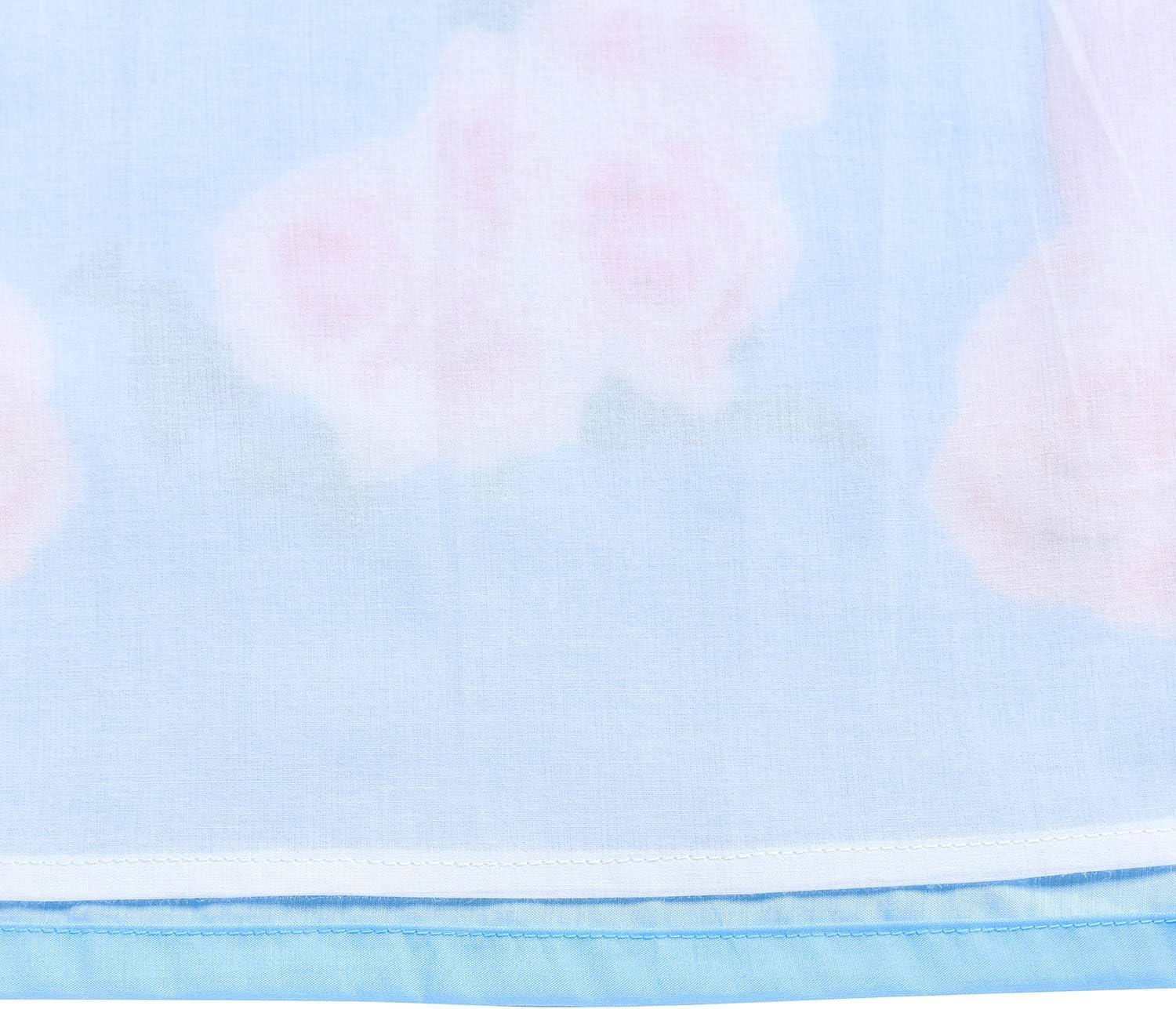 imageSunny Fashion Girls Dress Rose Flower Double Bow Tie Party SundressBlue Unicorn