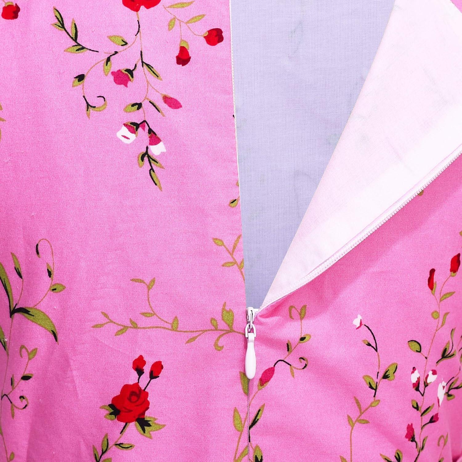 imageSunny Fashion Girls Dress Rose Flower Double Bow Tie Party SundressPink Flower Butterfly