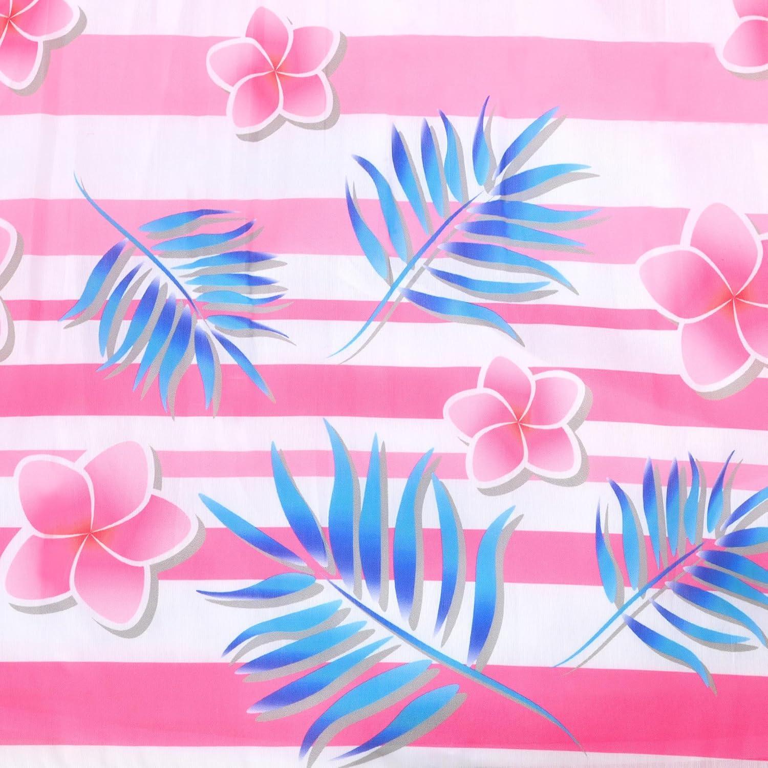 imageSunny Fashion Girls Dress Rose Flower Double Bow Tie Party SundressPink Striped