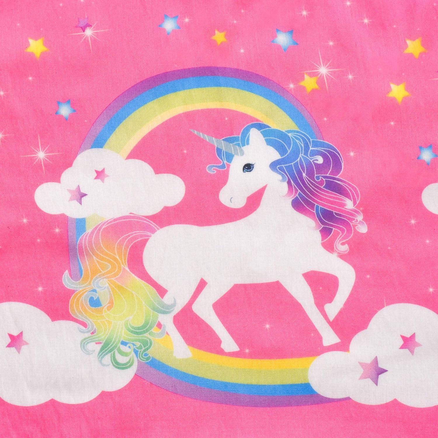 imageSunny Fashion Girls Dress Rose Flower Double Bow Tie Party SundressPink Unicorn