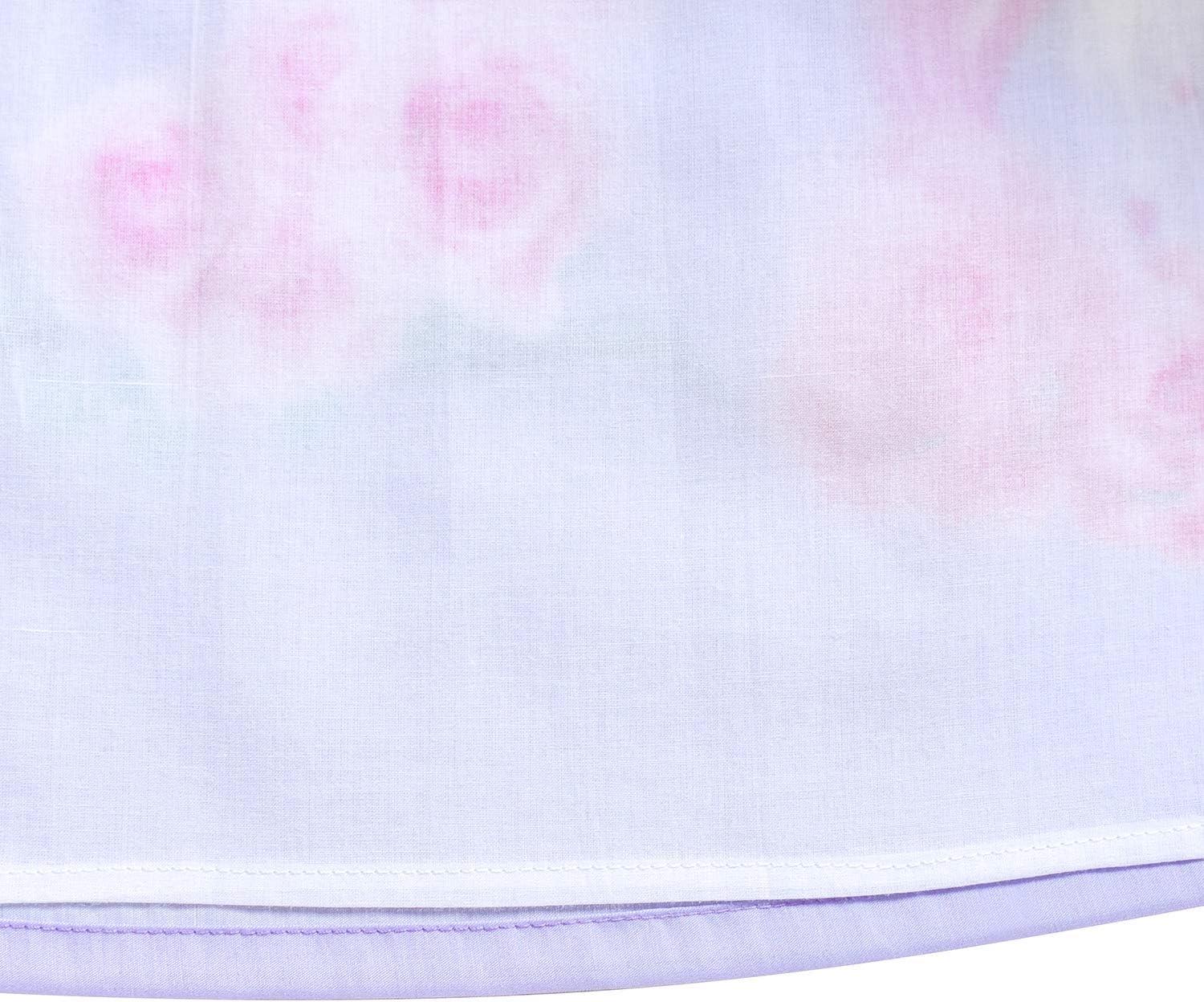 imageSunny Fashion Girls Dress Rose Flower Double Bow Tie Party SundressPurple Unicorn