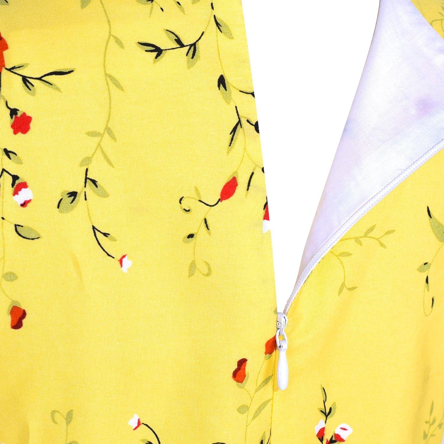 imageSunny Fashion Girls Dress Rose Flower Double Bow Tie Party SundressYellow Flower Butterfly