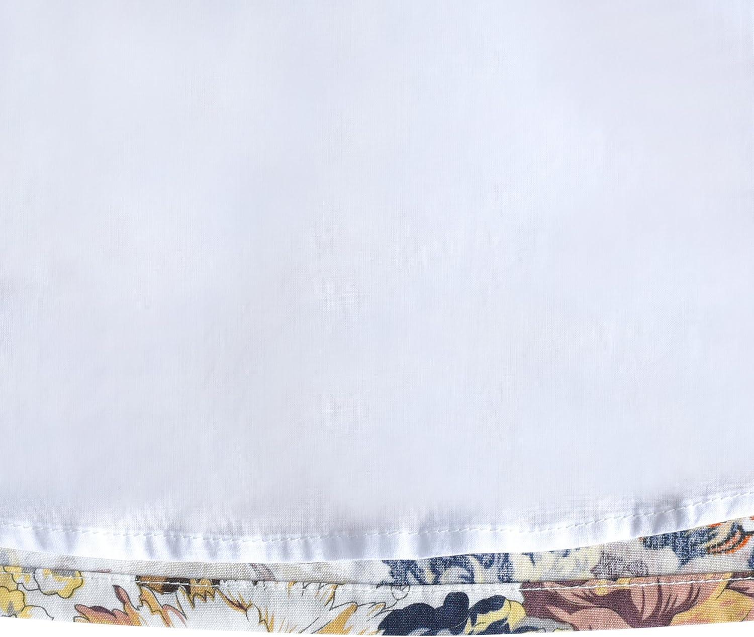 imageSunny Fashion Girls Dress Vintage Floral Cold Shoulder Summer Sundress Size 612