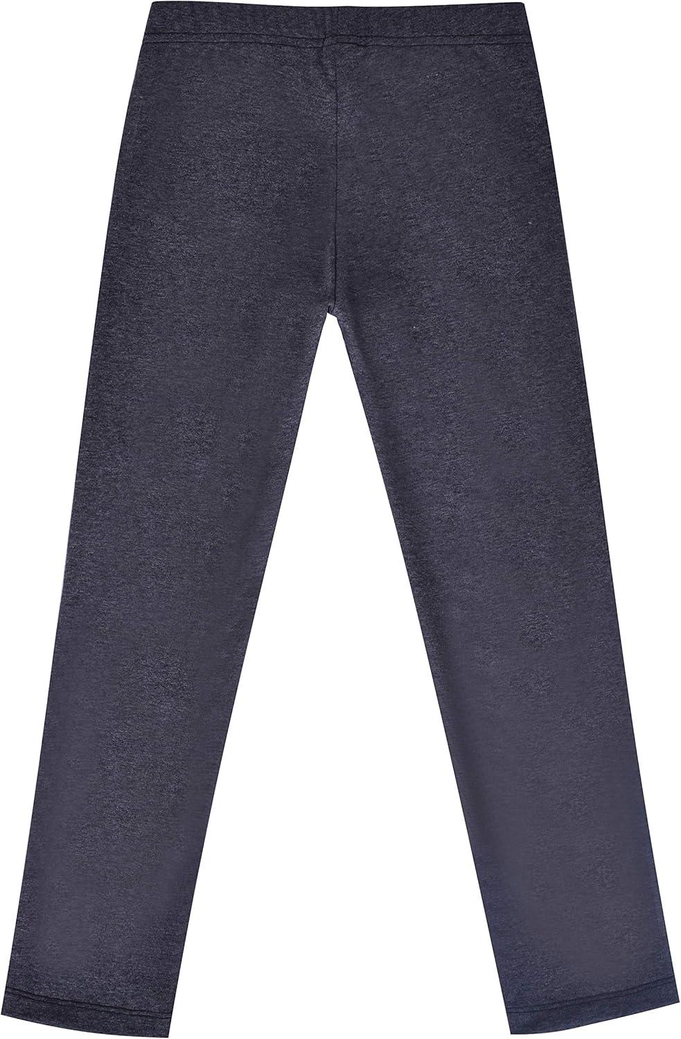 imageSunny Fashion Girls Pants 3Pack Cotton Leggings Lace Stretchy Kids ToddlerRainbow Butterfly