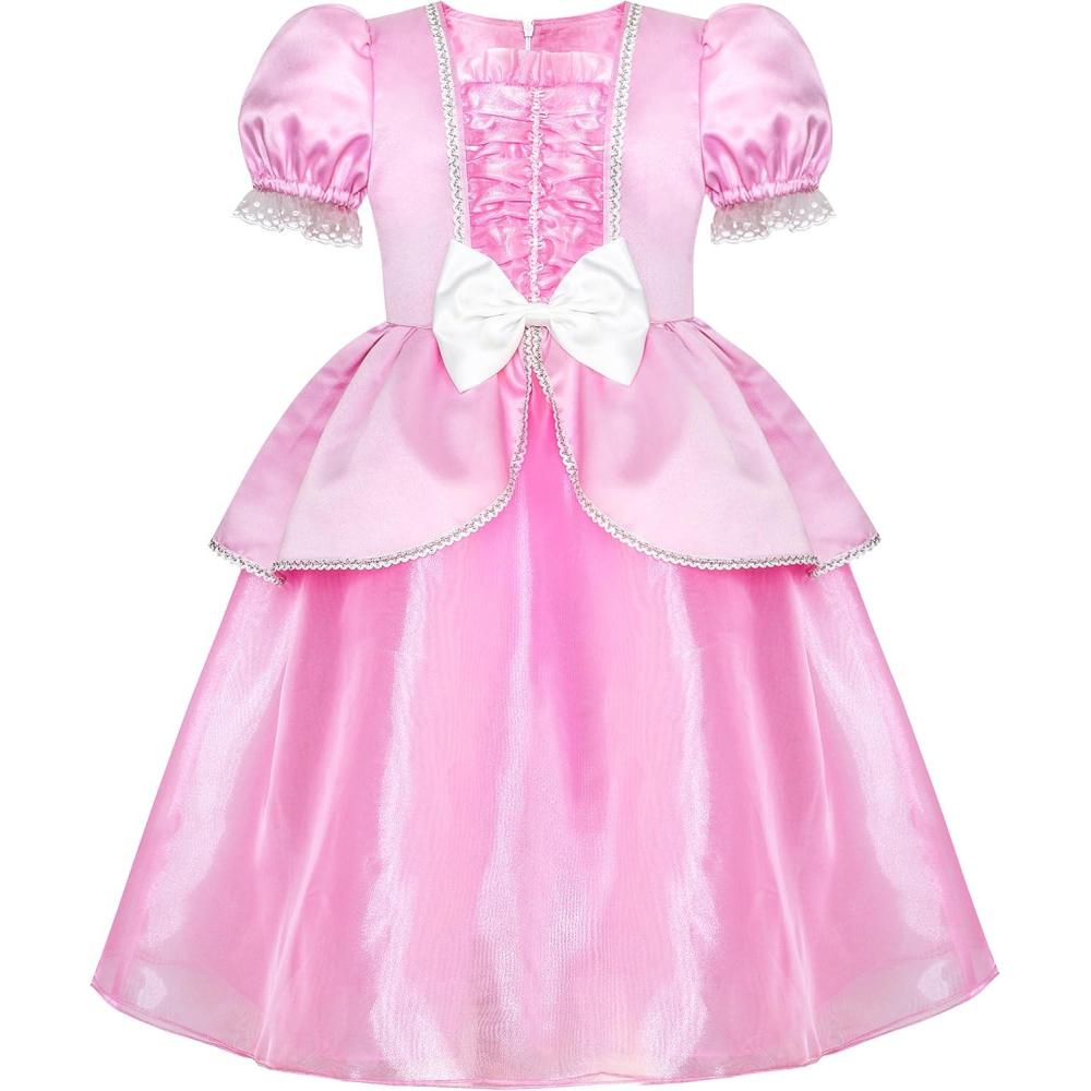 imageSunny Fashion Girls Dress Pink Princess Dress Up Party Size 612