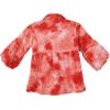 Sunny Fashion Girls Coat Red Faux Fur Lining Jacket