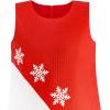 Sunny Fashion Girls Dress A-line Christmas Tree Xmas Sequin Sparkling Party(Red Deer)