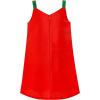 Sunny Fashion Girls Dress A-line Christmas Tree Xmas Sequin Sparkling Party(Red Reindeer)