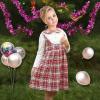 Sunny Fashion Girls Dress Christmas Hat Red Velvet Long Sleeve Holiday Size 4-14(Red Checkered)