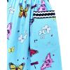 Sunny Fashion Girls Dress Heart Print Pink(Blue Butterfly)