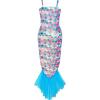 Sunny Fashion Girls Dress Mermaid Headband Princess Halloween Party Size 2-8