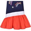 Sunny Fashion Girls Dress Mermaid Princess Long Sleeve Pocket Casual Cotton(Blue Star)
