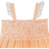 Sunny Fashion Girls Dress Orange Tank Smocked Ruffle Skirt Size 12m-5