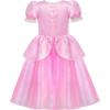 Sunny Fashion Girls Dress Pink Princess Dress Up Party Size 6-12